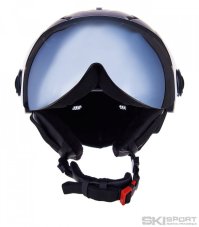 Blizzard DOUBLE VISOR black matt, smoke lens, mirror