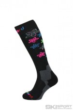 BLIZZARD Viva Allround ski socks JR, black/anthracite/magenta