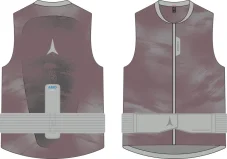 Atomic LIVE SHIELD AMID LITE VEST JR Graphic/Concrete 26/27