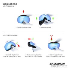 Salomon RADIUM PRO SIGMA BLACK/PR/LB 25/26