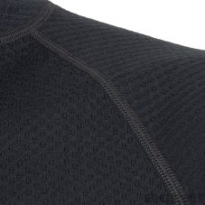 Sensor MERINO DF dl. rukáv zip černá
